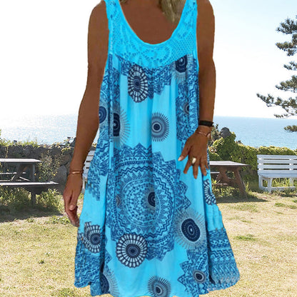 Mouwloze Zomerjurk Luchtig en Comfortabel
