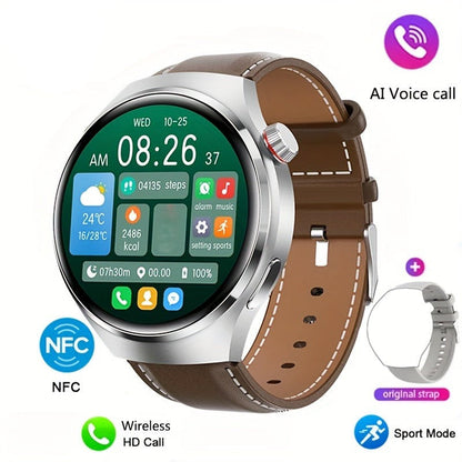 Heren Smartwatch NFC Waterdicht Met Hartslagmeter