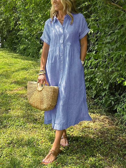 Dames Maxi-jurk Vloeiende Pasvorm - Mode Vibes
