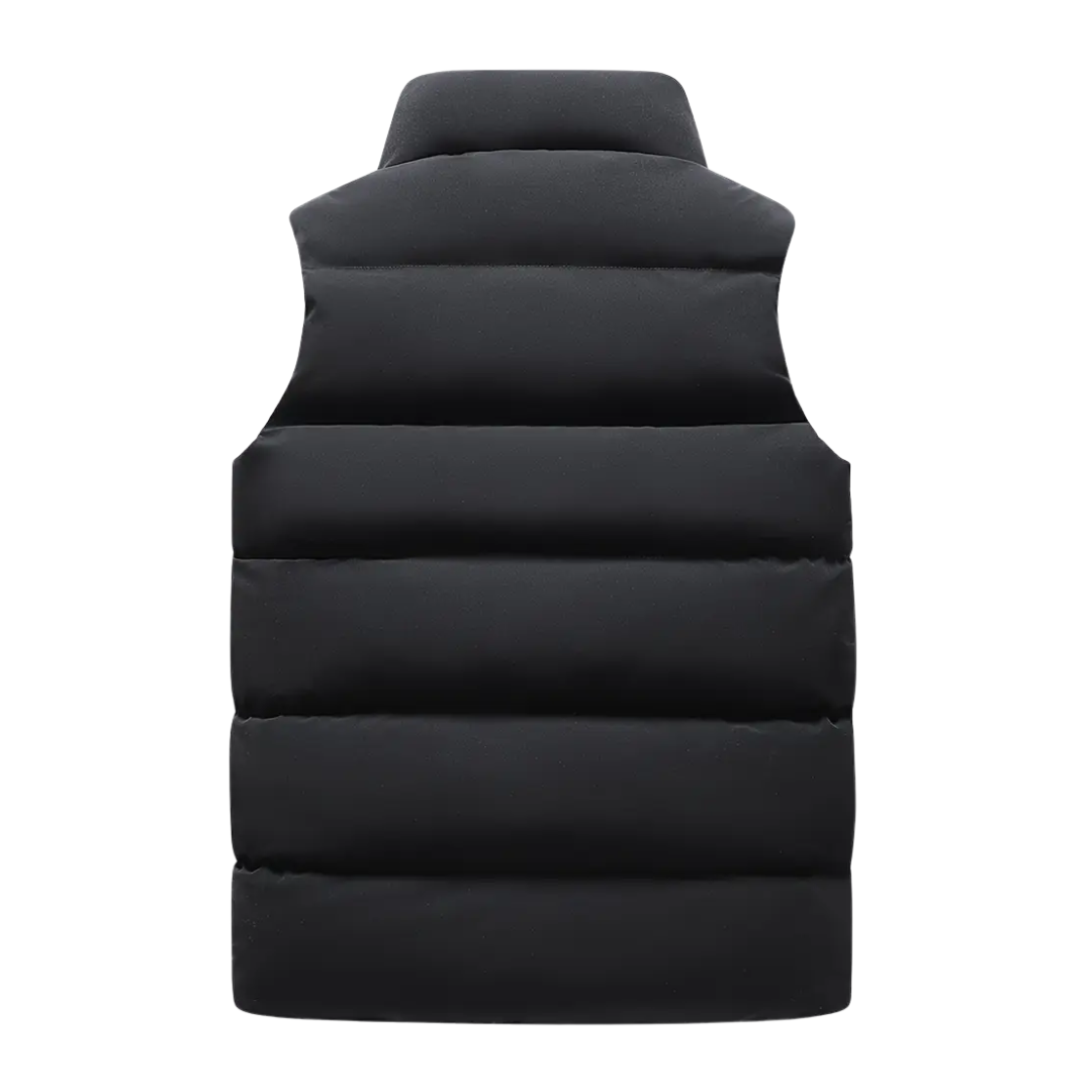 Heren Bodywarmer Thermo Gevoerd met Staande Kraag
