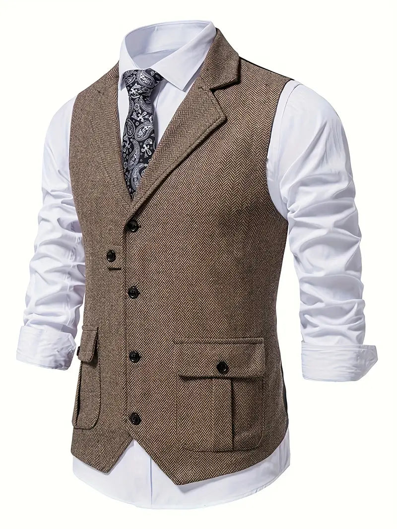Blazer voor Heren Herringbone Stijl Niklas