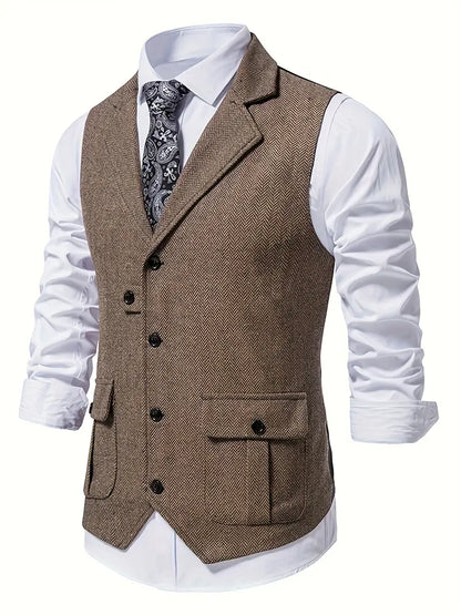 Blazer voor Heren Herringbone Stijl Niklas