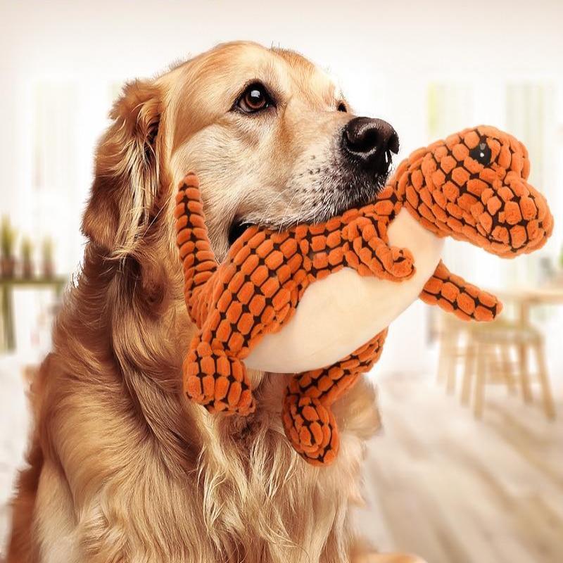 Knuffeldinosaurus Speelgoed voor Huisdieren Zacht en Plush - Mode Vibes