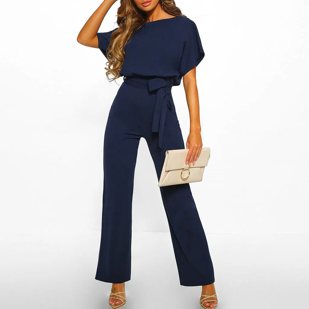 LunaLife Zomerse Hoge Taille Jumpsuit