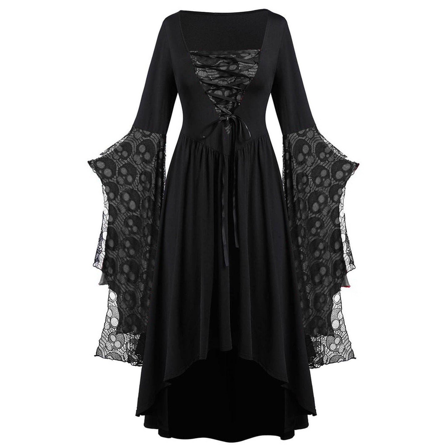 Dames Maxi Jurk met Kant Elegant Lang