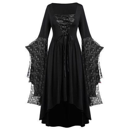 Dames Maxi Jurk met Kant Elegant Lang