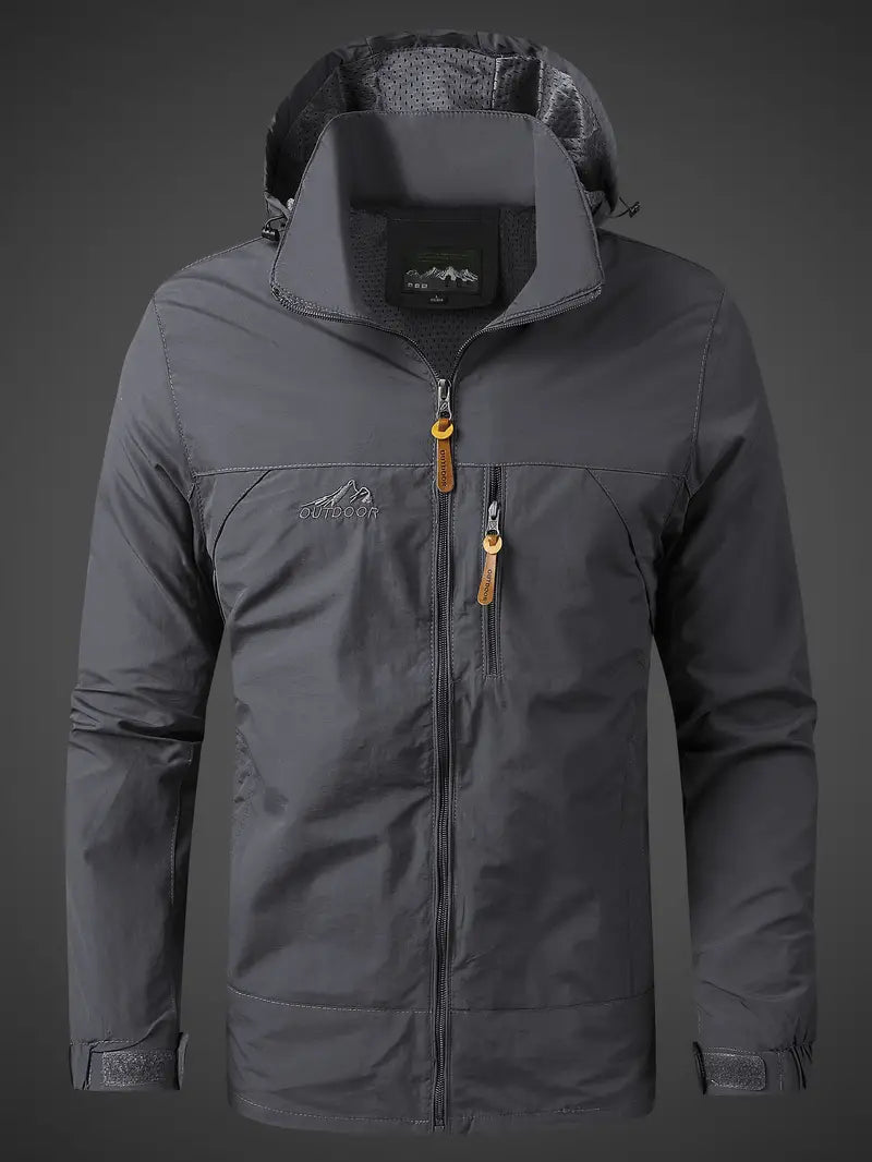 Water- en Winddichte Heren Outdoor Jas – Ademend & Lichtgewicht