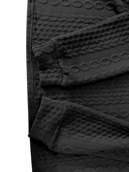 Heren Hoodie Milo - Zwart Moderne Stijl