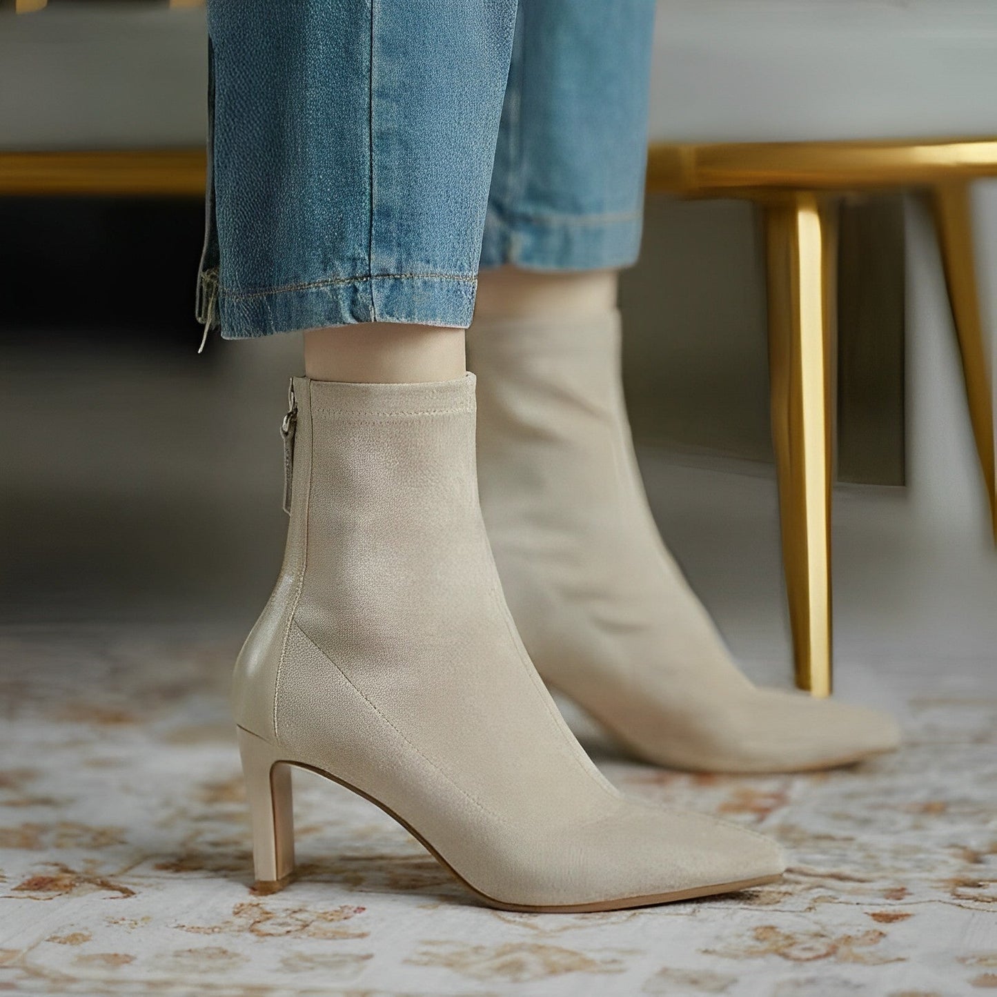 Enkellaarzen Elegante Puntneus Laarzen voor Dames