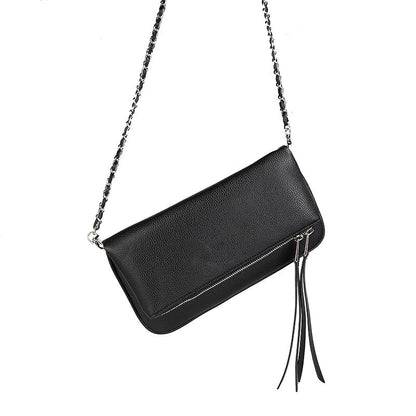 Dames Schoudertas met Ketting en Overslag Modieus Design