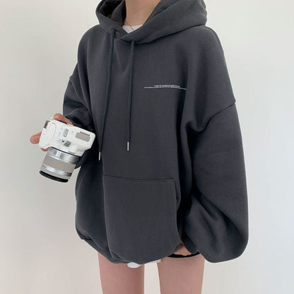Dames Hoodie Space Print Casual Streetwear