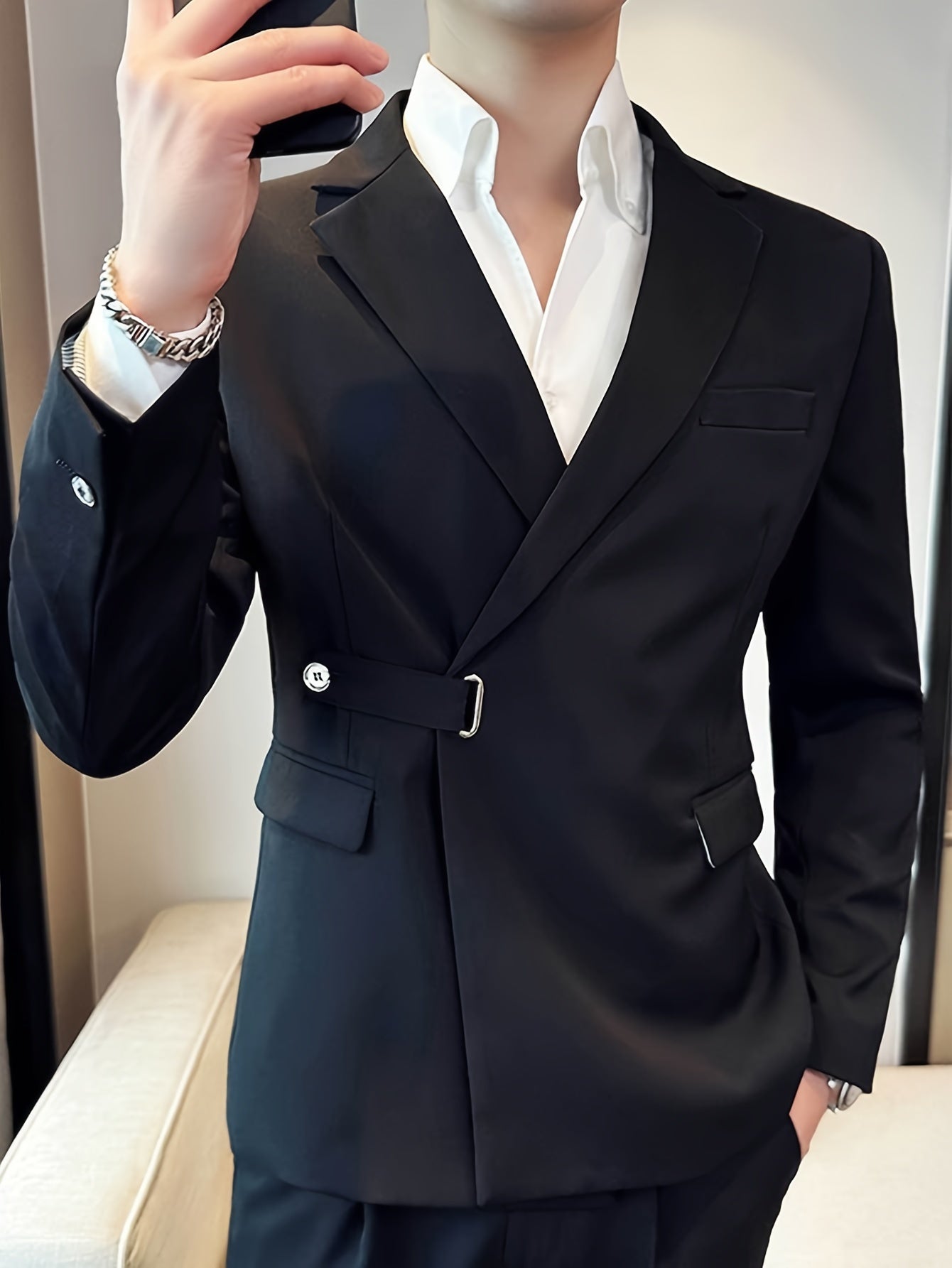Colbert Heren Zwart Klassieke Stijl Lars - Mode Vibes
