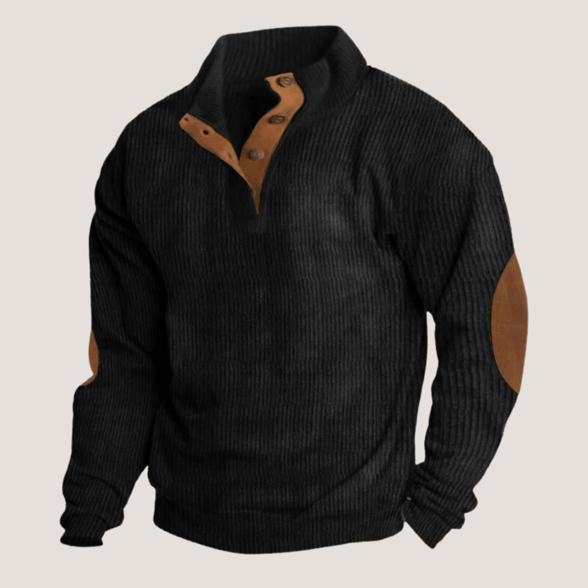 Rico | Maglia a coste con bottoni