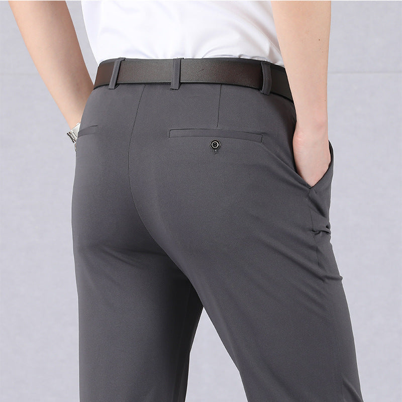 Heren Stretch Broek Comfortabel Zwart Modieus - Mode Vibes