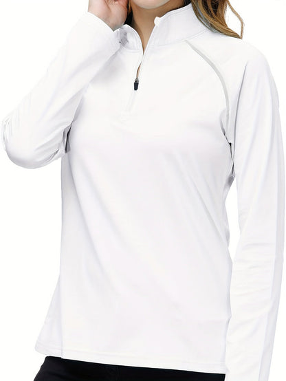 Dames Sportshirt Lange Mouwen Trainingsshirt Nadira