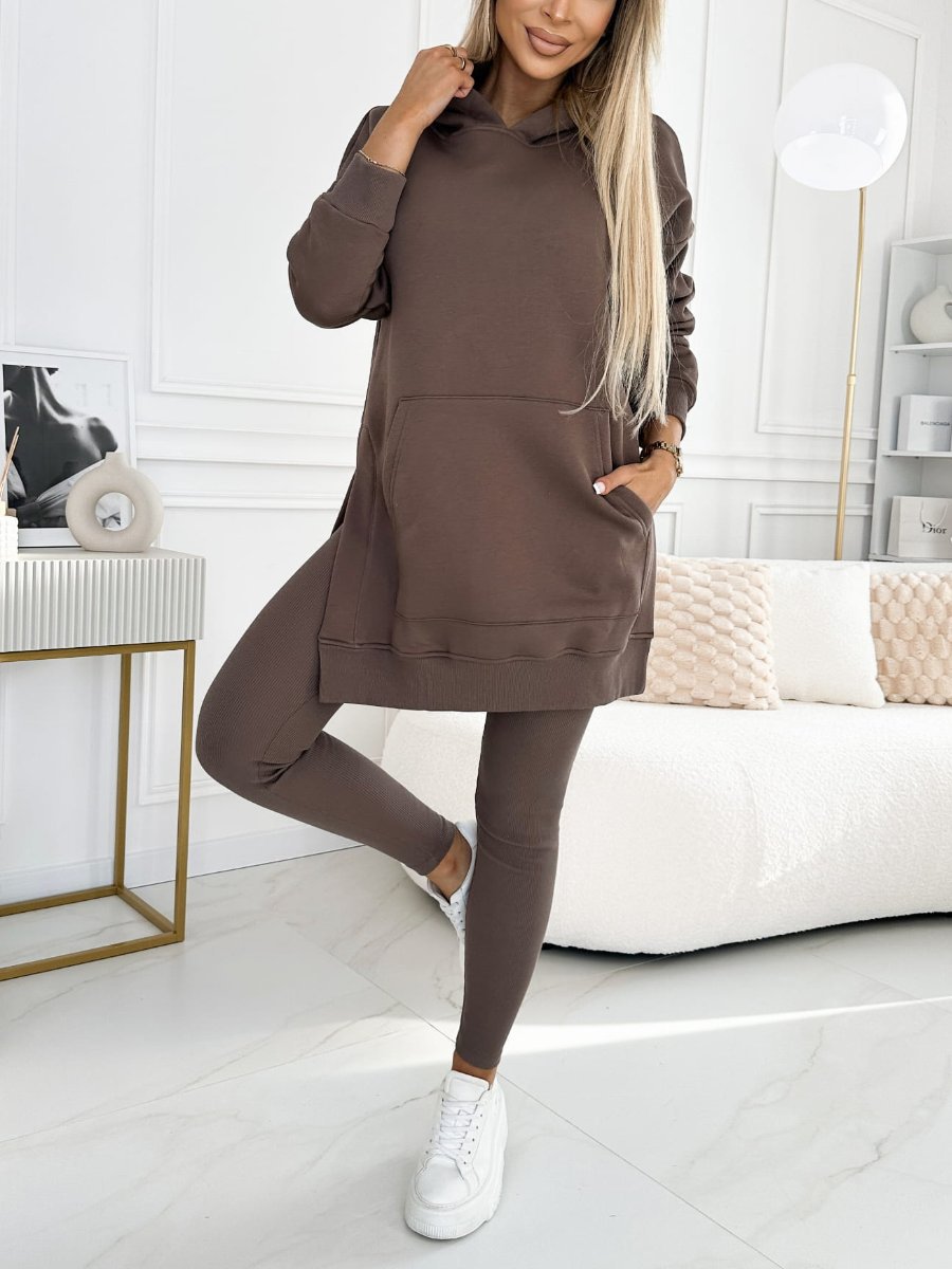 Dames Lounge Set - Comfortabele Hoodie en Legging - Mode Vibes