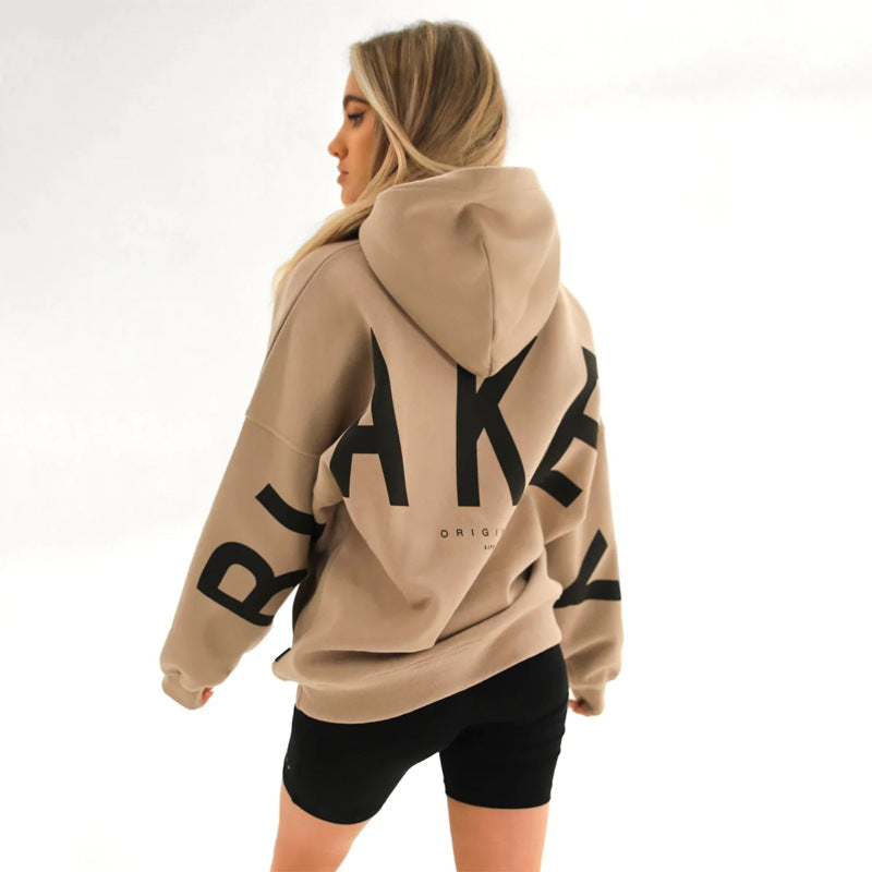 Dames Hoodie Warm Met Capuchon en Leuke Print Savannah