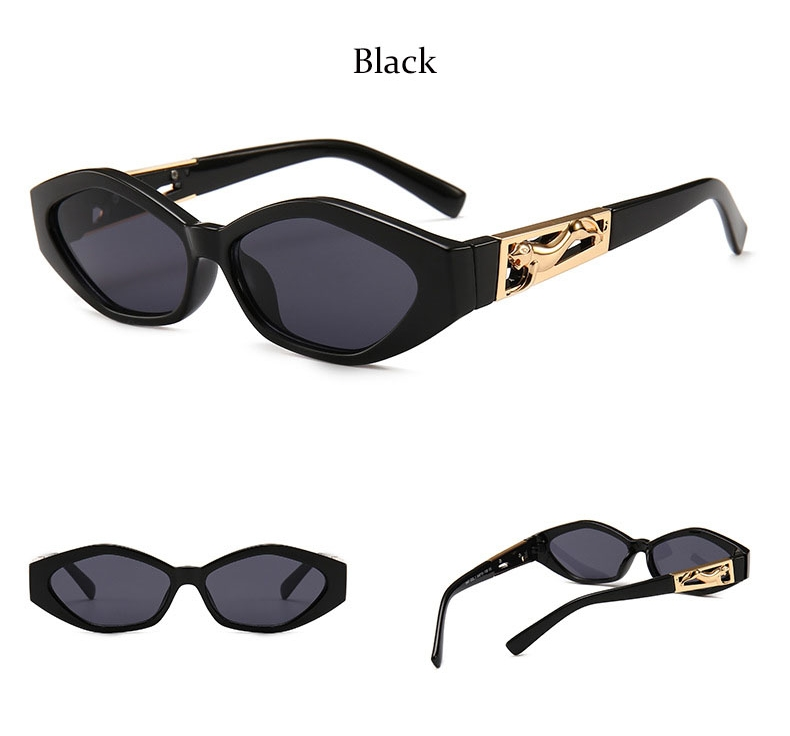 Dames Zonnebril Cat Eye Hoekig met Statement Pootjes
