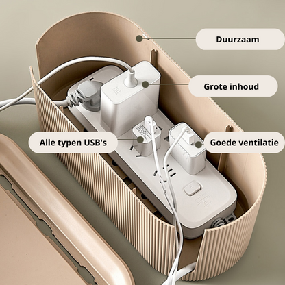 Opbergbox voor Snoeren en Adapters Handig Organizer
