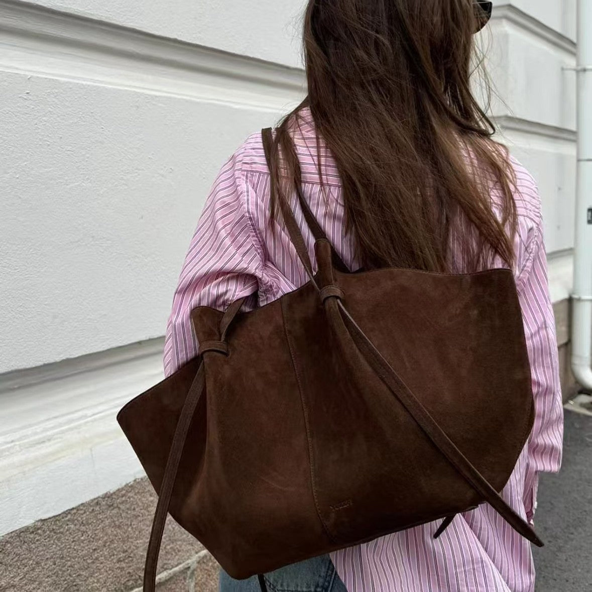 Vegan Suède Shopper Tas – Stijlvol, Ruim en Duurzaam