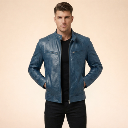 Ruben | Elegant Leren Jack Voor Een Tijdloze Look