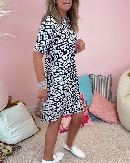 Regina | Abito casual con scollo a V