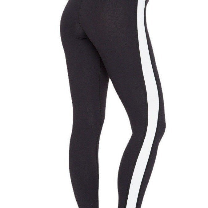 Dames Sportlegging Elegante Fit met Contrasterende Strepen