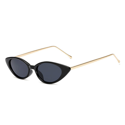 Dames Zonnebril Retro Cat Eye UV Bescherming Smal Montuur