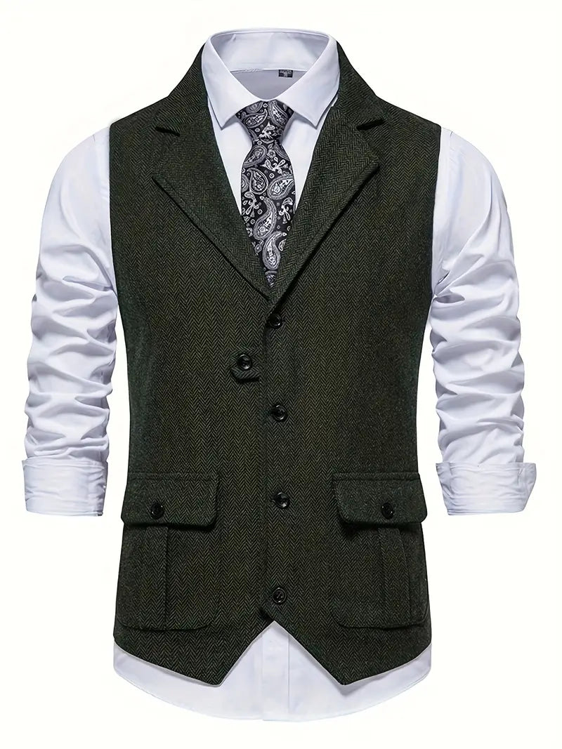 Blazer voor Heren Herringbone Stijl Niklas