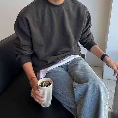 Heren Sweater Casual Comfortabel Minimalistisch Design