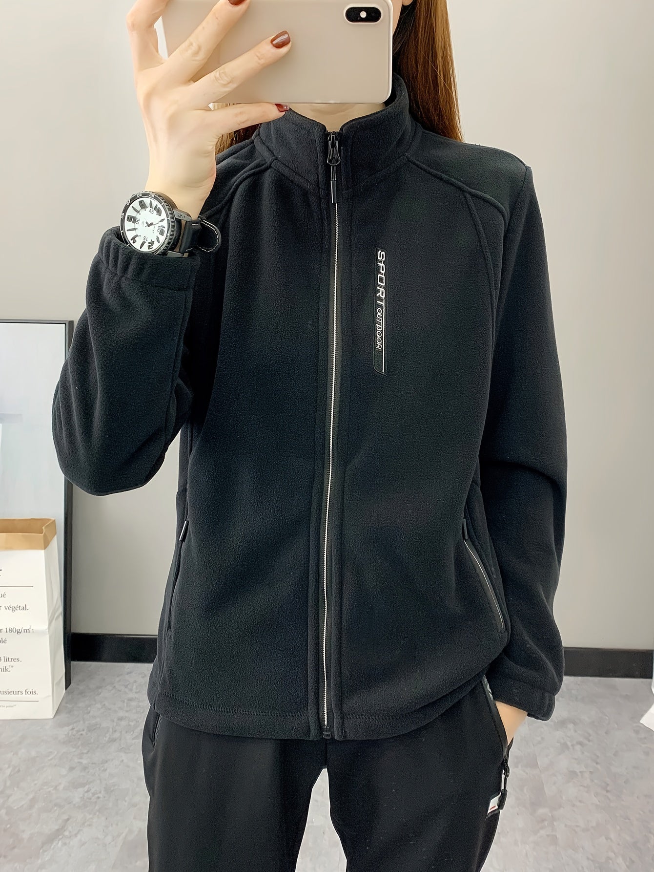 Fleece Jas Ademend Warm Aurora Stijl