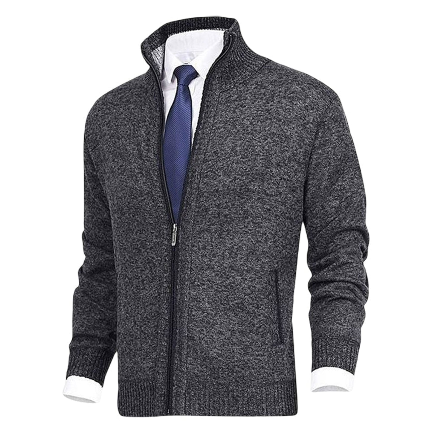 Heren Vest Warm Wolmix voor Herfst en Winter