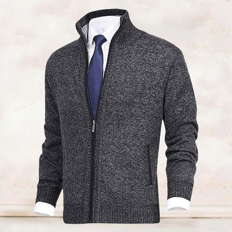 Elegante Herenvest van Zachte Stof – Ideaal voor Elk Seizoen