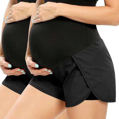 Zwangerschapsshort Sportief Comfortabele Broek voor Zwangere Dames