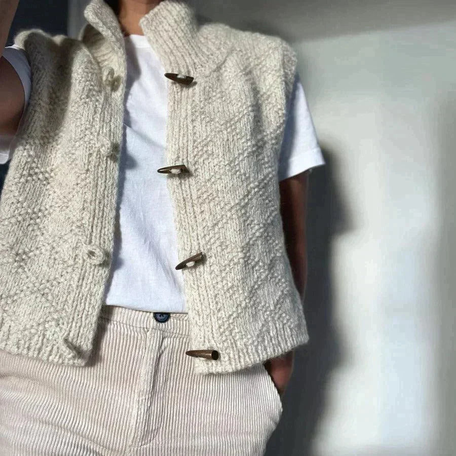 Damesvest Mouwloos Zomer Celeste Kleur