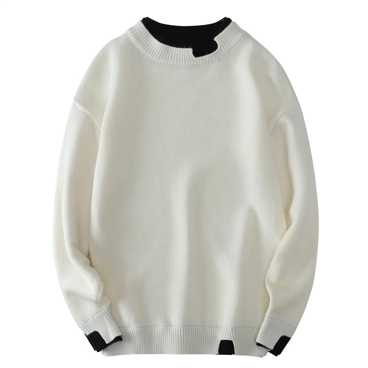 Oversized Trui Grote Maten Gebreid Casual Mode
