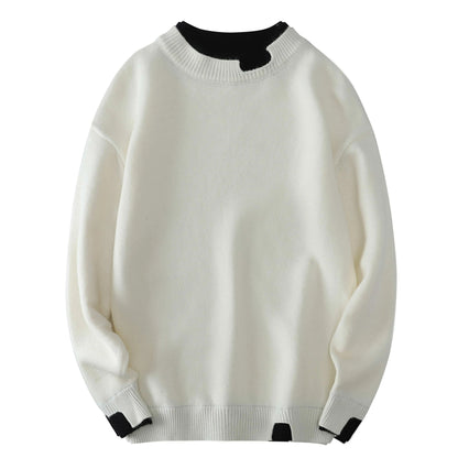 Oversized Trui Grote Maten Gebreid Casual Mode