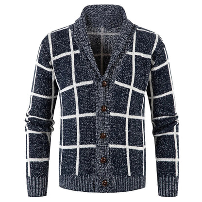 Gebreid Vest Geruit Trendy voor Dames