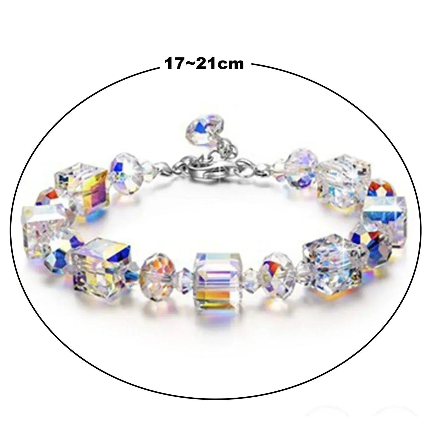Kubieke Kristallen Armband Uniek en Stijlvol