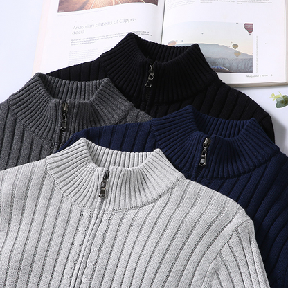 Premium Heren Gebreid Vest van Katoen – Comfort & Klasse