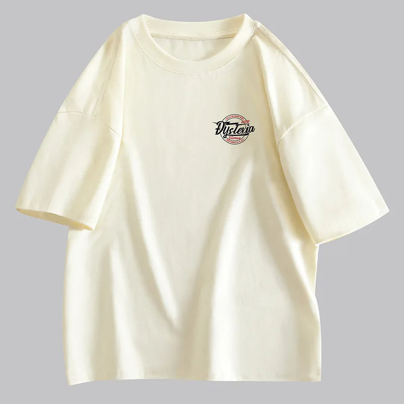 Oversized T-shirt Korte Mouwen Zomerse Chill Out Look