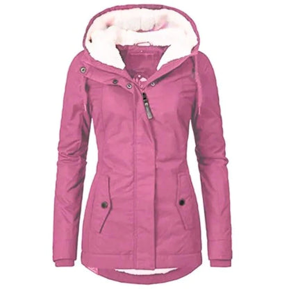 FrostAura Winterparka voor dames met capuchon