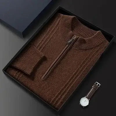 Herentrui Met Halve Rits Warm en Casual
