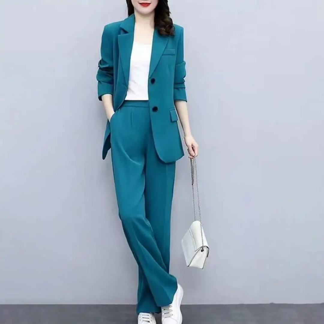 Dames Tweedelig Set Elegant Pasvorm
