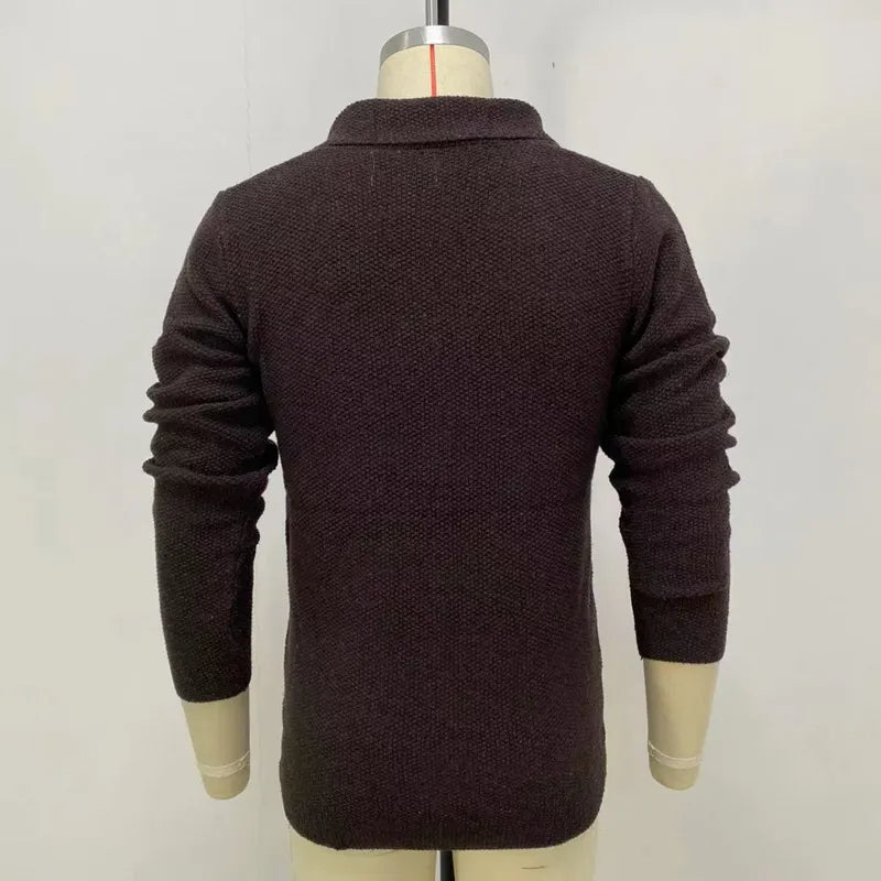 Gebreide Vest Sweatercoat Casual Heren