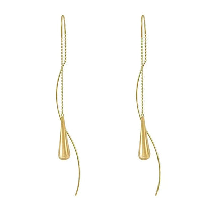 Druppel Oorbellen Waterdrop Zilver