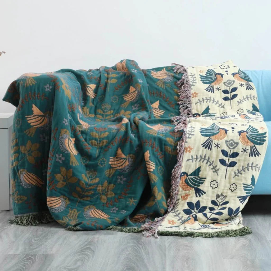 Omkeerbare Scandinavische Deken Zacht voor Bank en Bed