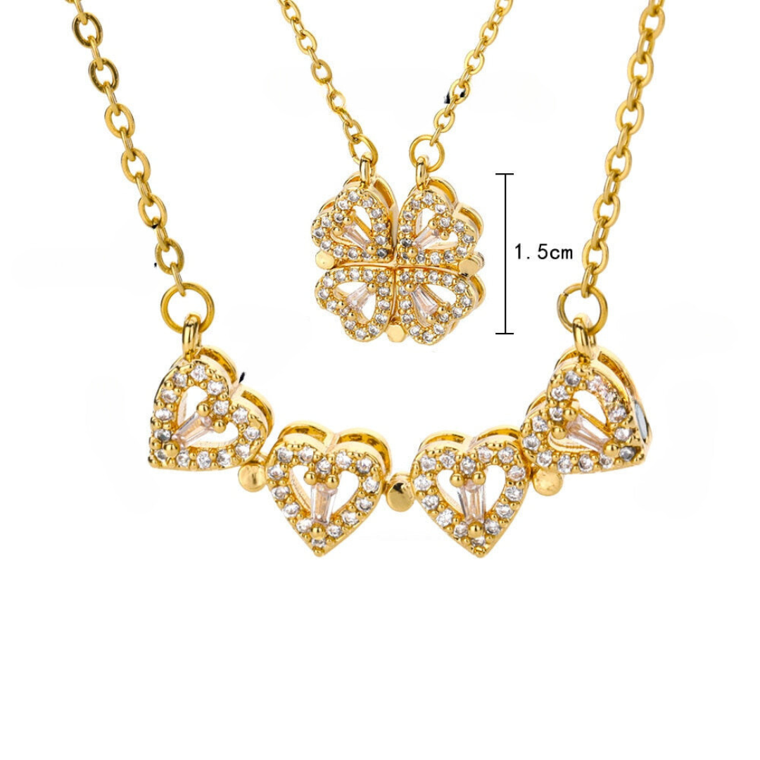 Diamanten Halsketting Luxe Gouden ketting voor vrouwen