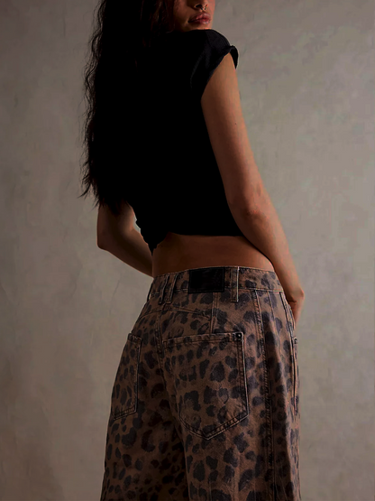 Hoge Taille Wijdbeen Jeans voor Vrouwen