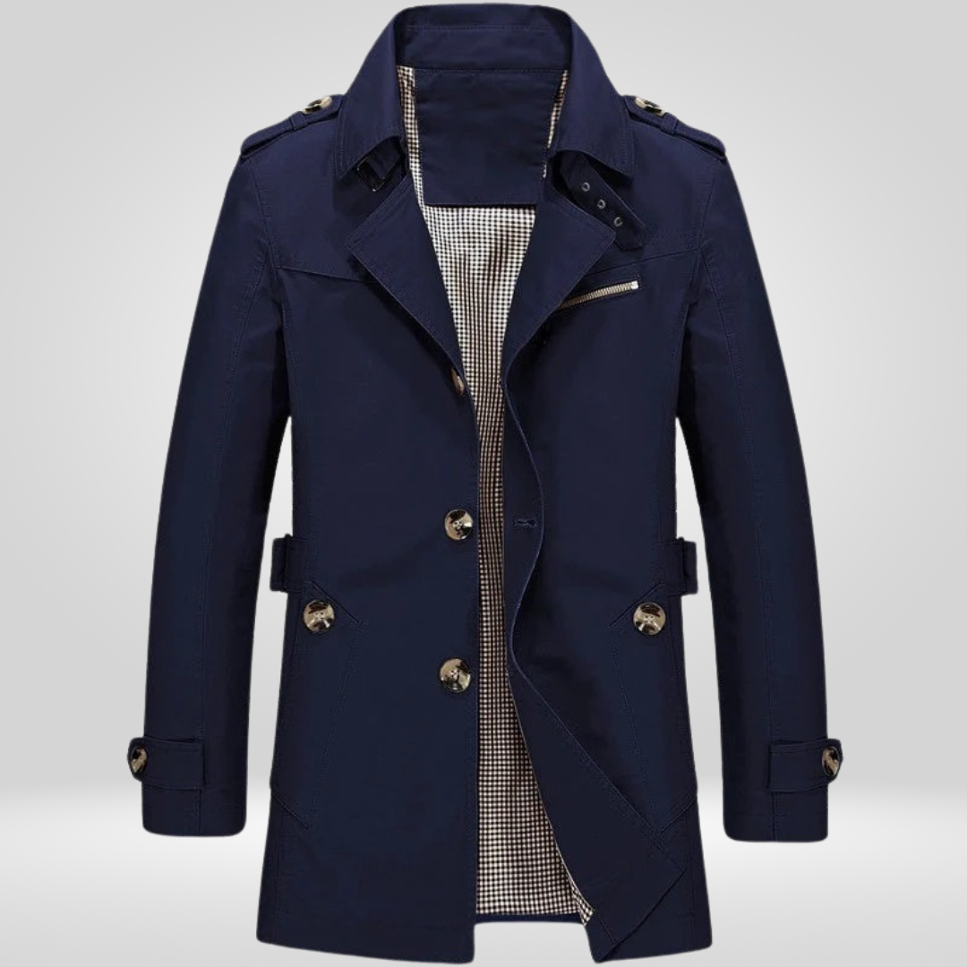 Heren Trenchcoat Waterdicht en Winddicht voor Heren